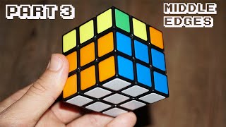 How to Solve a Rubiks Cube  Part 3  Middle Layer Edges [upl. by Casmey332]