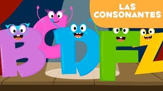 Mis primeras letras  Las consonantes para niños [upl. by Gombosi]