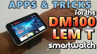 DM100 LemT Smartwatch Apps amp Tricks [upl. by Minta]