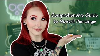 Comprehensive Guide to Nostril Piercings [upl. by Netsruk]