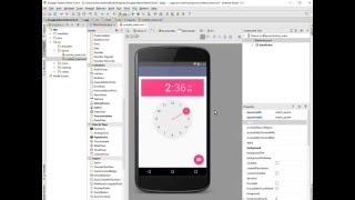 Android alarm clock tutorial part 1 demo and user interface [upl. by Erwin53]