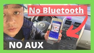 Play Music in Your Car without an AUX cord or Bluetooth  No Static Aux Adapter for iPhone [upl. by Treblig]