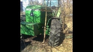 1992 JD 4960 Tractor with 14 Hours  Sat Outside for 20 Years [upl. by Kloman]