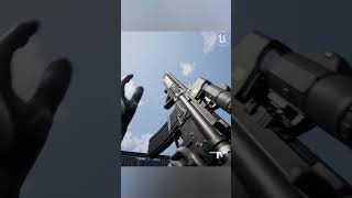 COD MW  M4A1 Animations in Unreal Engine 5 [upl. by Shushan]