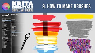 How to Create Brushes in Krita  Krita 5 for Beginners Lesson 9 🖌️ [upl. by Petronia62]