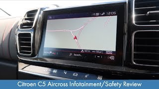 Citroen C5 Aircross InfotainmentSafety Review [upl. by Lilaj]