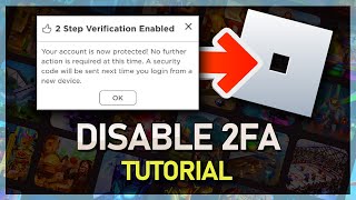 How To Disable 2Step Verification on Roblox [upl. by Trip331]