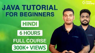 Java Tutorial in Hindi  Master Java in 6 Hours  Java programming for Beginners  Great Learning [upl. by Letnohs]