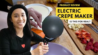 Moss amp Stone Electric Crepe Maker REVIEWED [upl. by Ajit349]