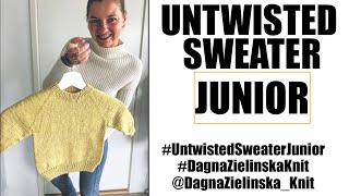 Untwisted Sweater Junior Prosty sweter dla dziecka Reglan [upl. by Itsuj]