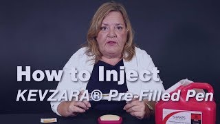 How to Inject KEVZARA PreFilled ButtonFree Syringe [upl. by Adalai]