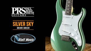 PRS Silver Sky  Orion Green  InDepth Demo [upl. by Mall]