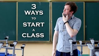 ESL  How To Start a Class [upl. by Eusadnilem]